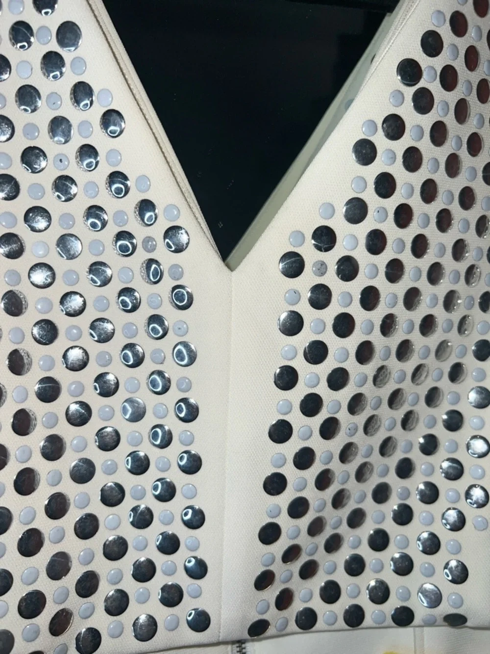 🤍 BNWT Endless Rose Ethereal Silver Statement Top 🖇️💿 - Picture 3 of 4